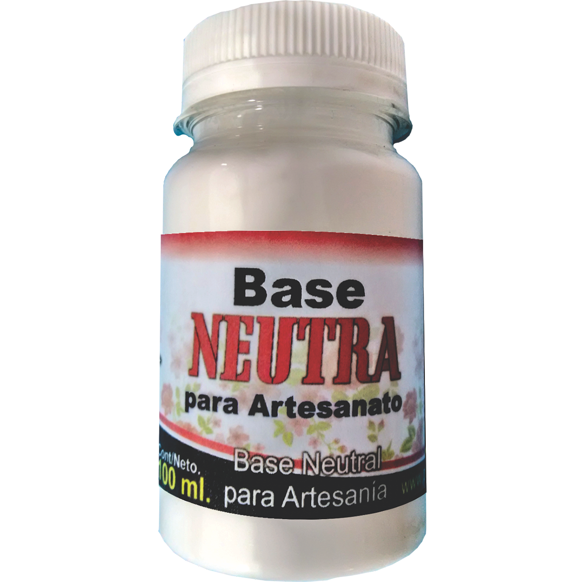 BASE NEUTRA PARA ARTESANATO 100 Ml A BASE D GUA SEM CHEIRO 