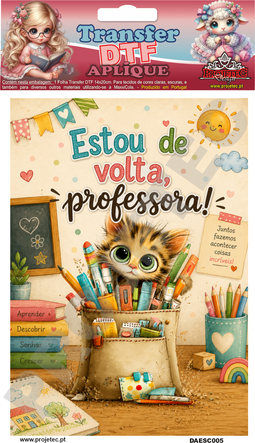 DTF APLIQUE ESCOLAR 05