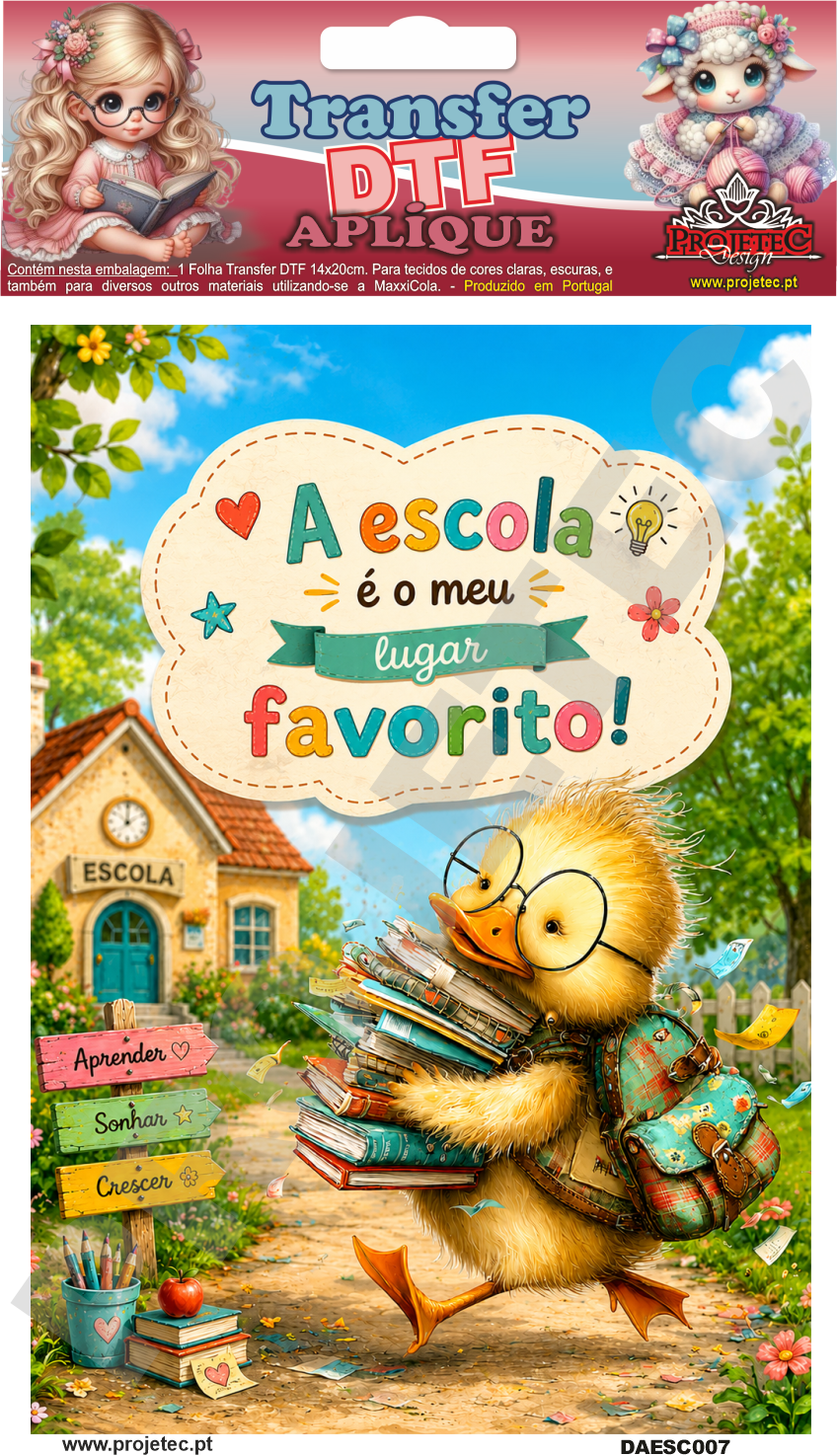 DTF APLIQUE ESCOLAR 07
